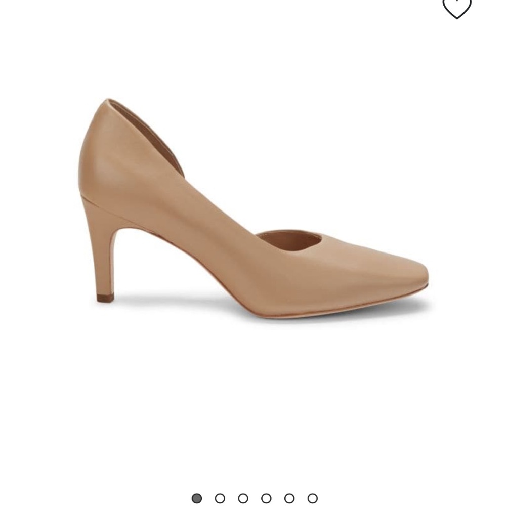 Vince Tiana Point Toe Leather Pumps